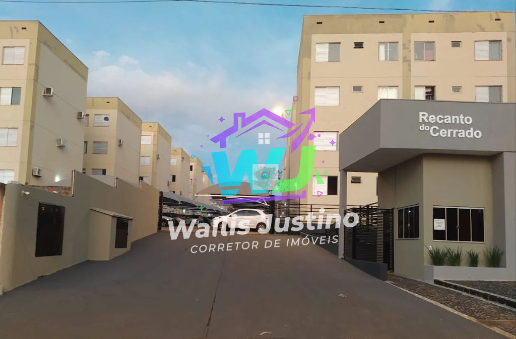 Apartamento para Alugar no Canaã em Rio Verde – 2 Quartos no Condomínio Recanto do Cerrado